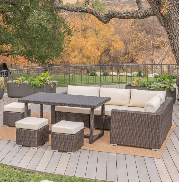 Transform Your Outdoor Space with iiof Outdoor Patio Sofa Set.